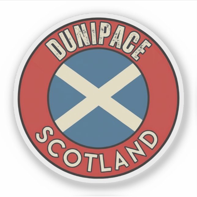 Duniway, Schottland Aufkleber (Vorderseite)