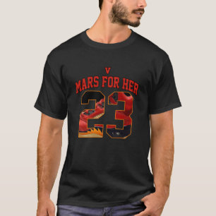 Dunk auf Mars 5s Nummer 23 90s Streetwear 5 Mars T-Shirt