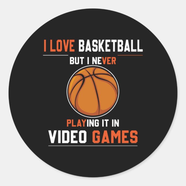 Dunk Basketball Legenden Runder Aufkleber (Vorderseite)