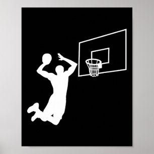 Dunk Bysketbyll Player Slam Dunk Byller Bysketbyll Poster