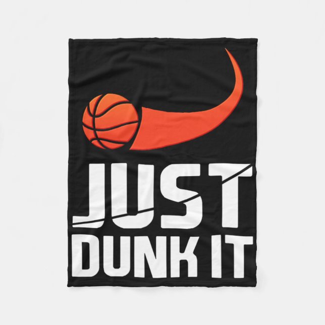 Dunk es einfach! Bysketbyll Player Slam Dunk Gesch Fleecedecke (Vorderseite)