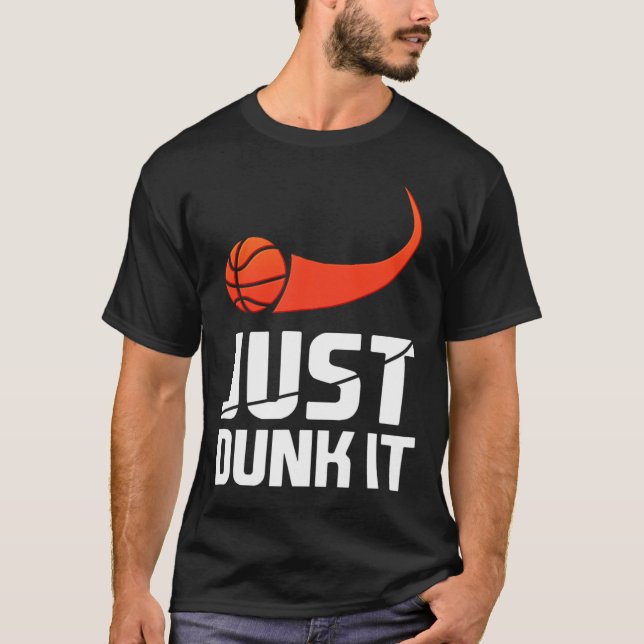 Dunk es einfach! Bysketbyll Player Slam Dunk Gesch T-Shirt (Vorderseite)