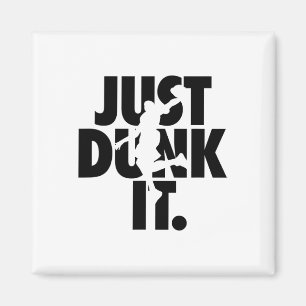 Dunk It Sketll Silhouette Magnet