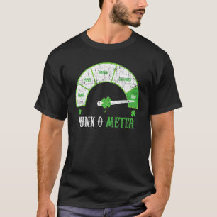 Dunk O Meter Irisches Bier Trinken Alkohol Trinker T-Shirt
