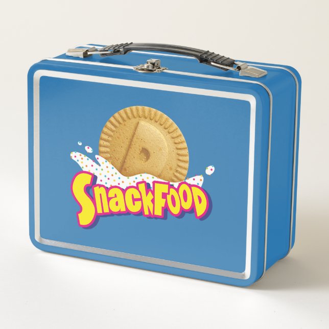 Dunkaroos-Logo-Kunst Metall Brotdose (Vorderseite)