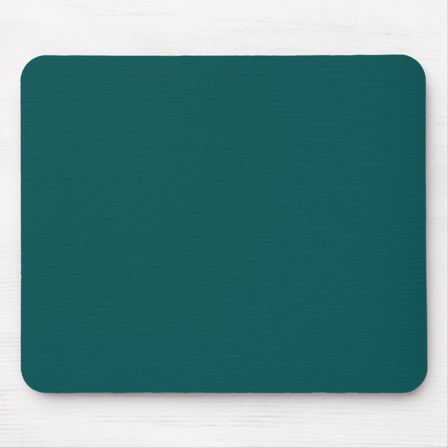  Dunkel Aquamarin (Vollfarbe)  Mousepad (Vorne)