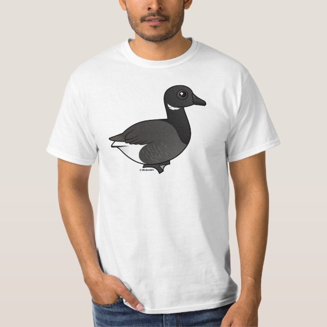 Dunkel-aufgeblähte Brant-Gans T-Shirt (Vorderseite)