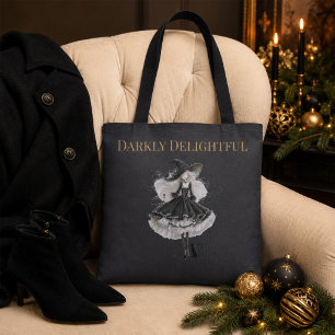 Dunkel Delightful – Gothic Hexe & Katze Tragetasch