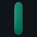 Dunkel grün blau, solide Farbgestaltung Skateboard<br><div class="desc">Klassische Vintage Retro Klassische dunkelgrüne blaue Farbe für Zuhause und Geschenke. Klassische dunkelgrüne Wohngestaltung und Accessoires. Trendy Dark Emerald Green Farbe Mode,  smaragdblaue grüne Farbe Design.</div>