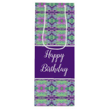 Dunkel Lila Gemustert