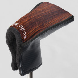 Dunkel-Mahagoni-Holzkornwelten der beste Papa Golf Headcover