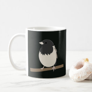 Dunkel-Mit Augen Junco Bird Art Kaffeetasse