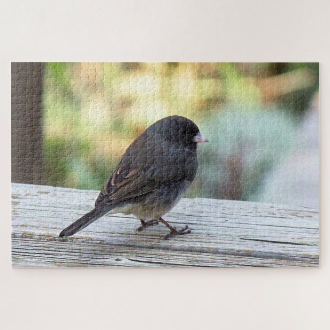dunkel-mit Augen Junco Puzzle (Horizontal)