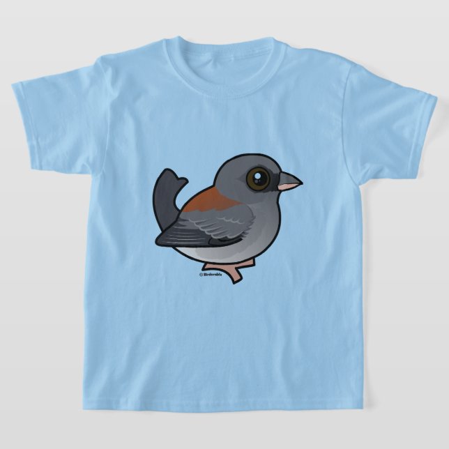 Dunkel-mit Augen Junco (rot-gestützt) T-Shirt (Ablage )