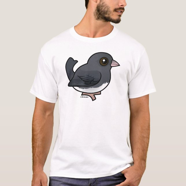 Dunkel-mit Augen Junco (schieferfarben) T-Shirt (Vorderseite)