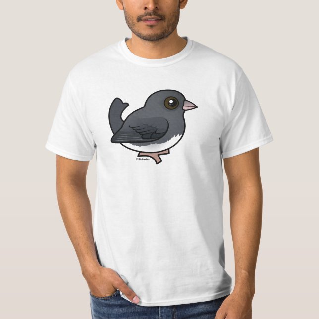 Dunkel-mit Augen Junco (schieferfarben) T-Shirt (Vorderseite)