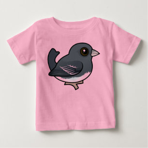 Dunkel-mit Augen Junco (weiß geflügelt) Baby T-shirt
