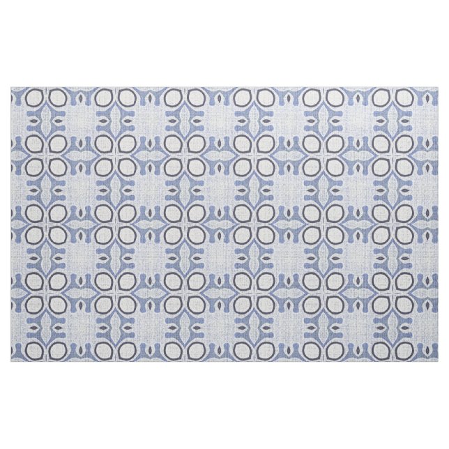 Dunkel Mittelhellpastellblau Bali Batik Muster Stoff (Fat Quarter (45,7 x 55,9 cm))