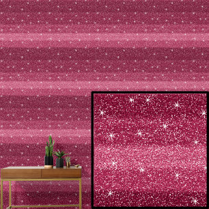 Dunkel Mittelrote rosa Streifen mit glänzenden Sta Tapete