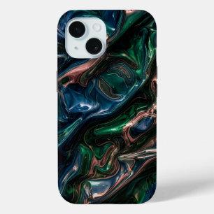 Dunkel Smaragd Metallisch Flüssige Fluid Marmor Ha Case-Mate iPhone Hülle