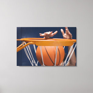 Dunkelball Leinwanddruck