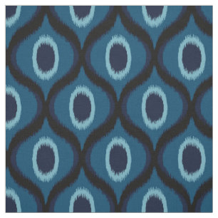 Dunkelblau-Farbe-Marokko-Kikat-Design Stoff
