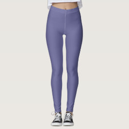 Dunkelblau-Grau-Farbton einfarbig schlicht Leggings