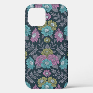 Dunkelblau, grün und Lila Case-Mate iPhone Hülle