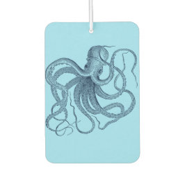 Dunkelblau-Oktopus-Illustration nautisches Design Autolufterfrischer