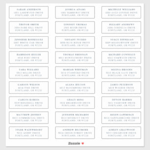 Dunkelblau   Private Guest Address Labels