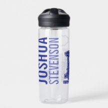 Dunkelblau-Retrodampf-Zug mit vollständigem Namen