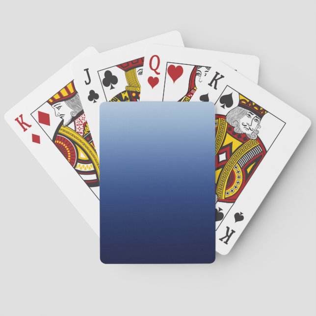 Dunkelblau Spielkarten (Rückseite)