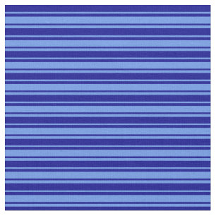 Dunkelblau und Cornflower Blau Farbmuster Stoff