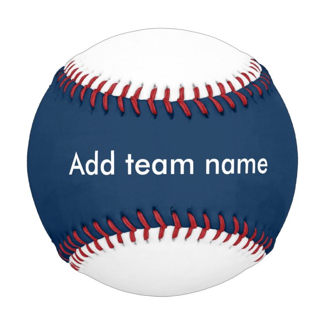 Dunkelblau und weiß baseball (Vorderseite)