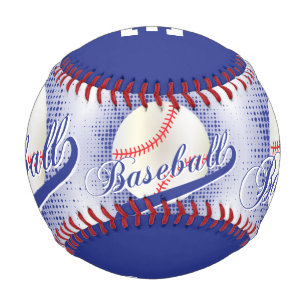 Dunkelblau White Retro Baseball Sports