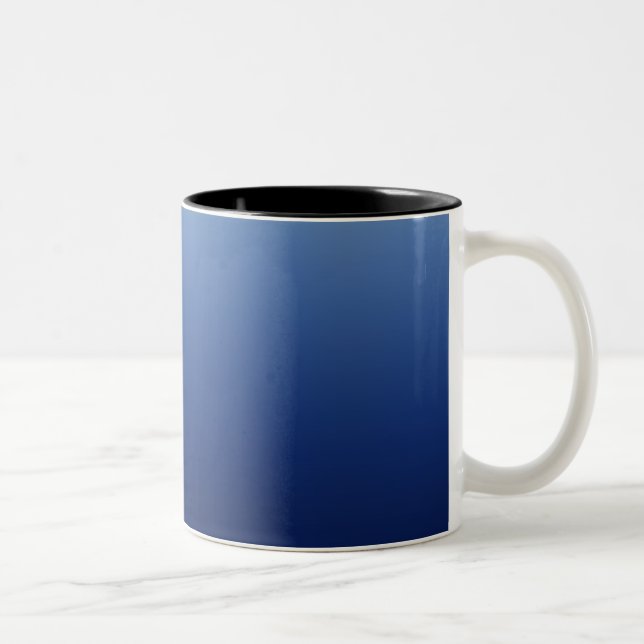 Dunkelblau Zweifarbige Tasse (Rechts)