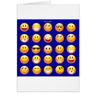 dunkelblaue Emojis