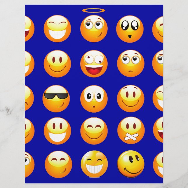 dunkelblaue Emojis (Vorderseite)