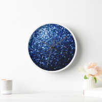 Dunkelblaue, glänzende Imitate Glitzer Glitzern