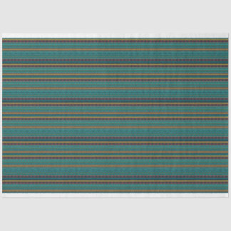 DUNKELBLAUE GREEN & GOLD DREIECKEN SEIDENPAPIER