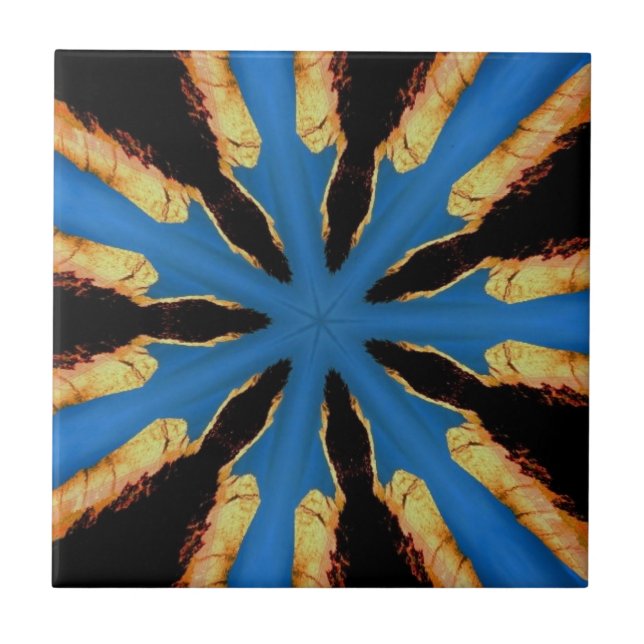 dunkelblaue Kachel (Vorderseite)