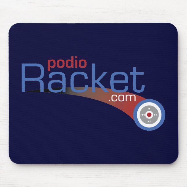 Dunkelblaue Mausunterlage Mousepad (Vorne)