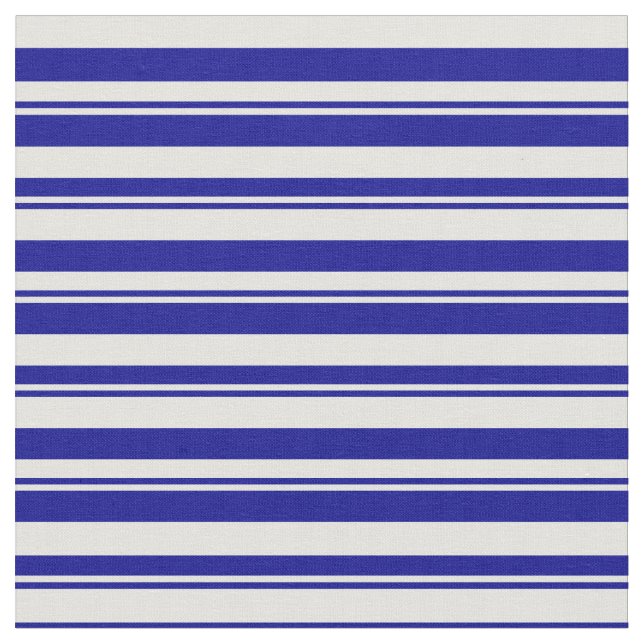 Dunkelblaue und hellblaue farbige Linien Stoff (Nahaufnahme)