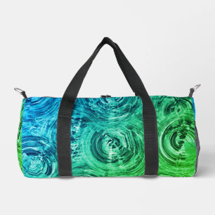 Dunkelblaue und hübsche wirbelnde Batik Duffle Bag