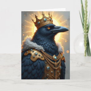Dunkelblaue Vogel-Geburtstagskarte Karte