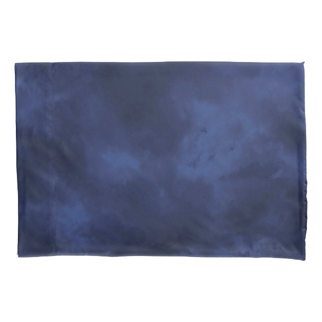 Dunkelblaue Wolken Kissenbezug (Vorderseite)