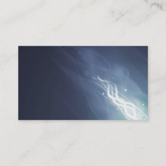 Dunkelblauer Glüheffekt - Visitenkarte