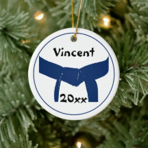 Dunkelblauer Gürtel für Kampfkunst