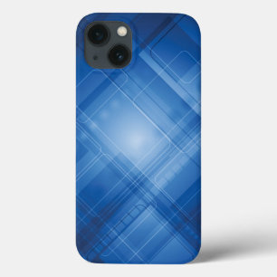 Dunkelblauer High-Techer Hintergrund Case-Mate iPhone Hülle