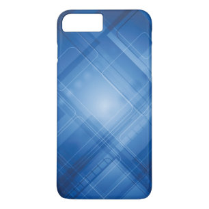 Dunkelblauer High-Techer Hintergrund Case-Mate iPhone Hülle